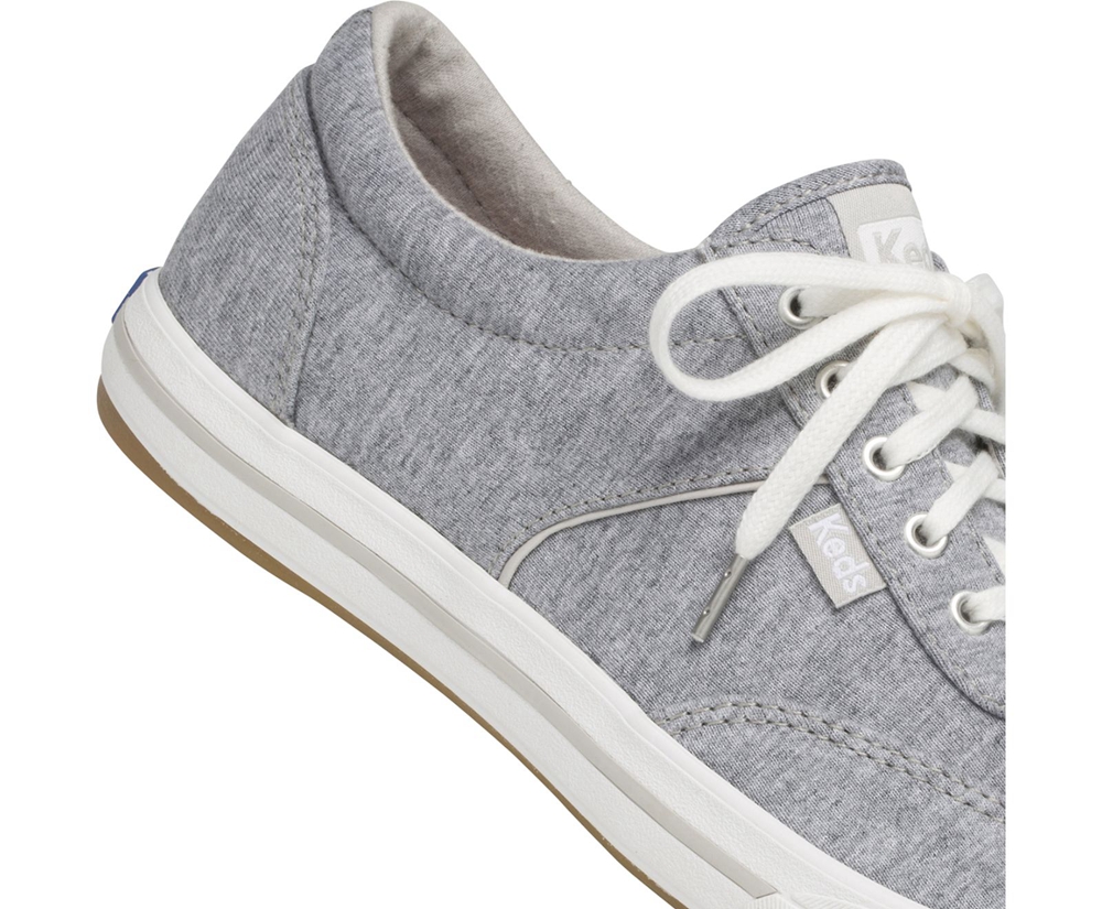 Basket Keds Femme Grise - Courty Jersey - 970-FRUSVO